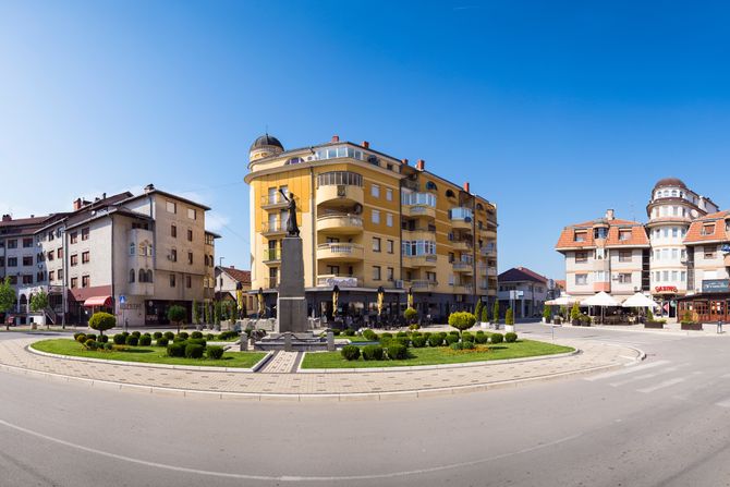 Svilajnac panorama centar grada