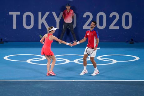 Nina Stojanović, Novak Đoković, Olimpijske igre, Japan, Tokio 2020, dubl