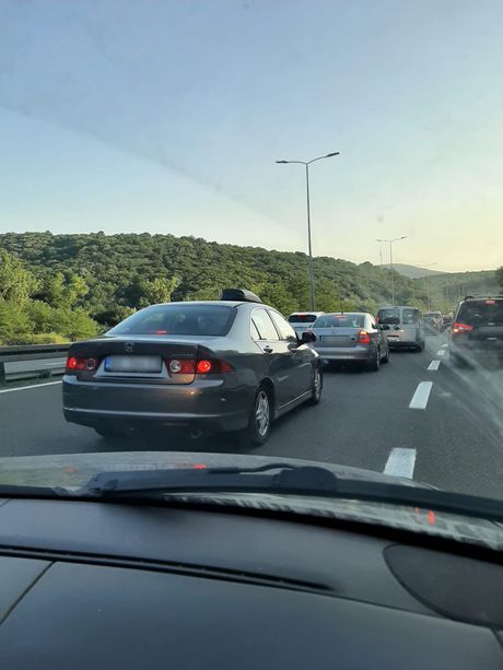 Gužva na autoputu u Beogradu