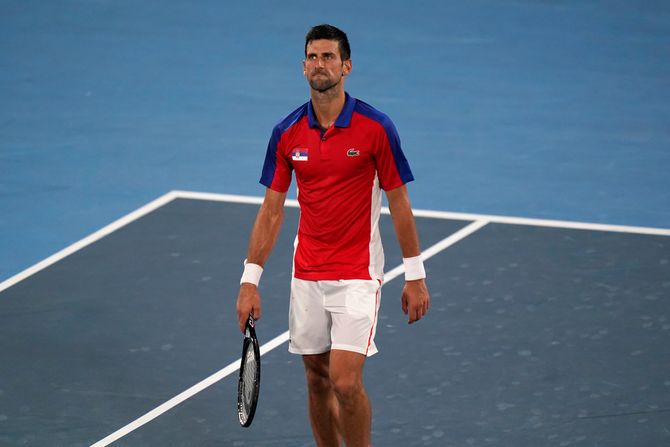 Novak Đoković; Aleksander Zverev, Olimpijske igre 2020, Tokio 2020 Novak Đoković; Aleksander Zverev, Olimpijske igre 2020, Tokio 2020