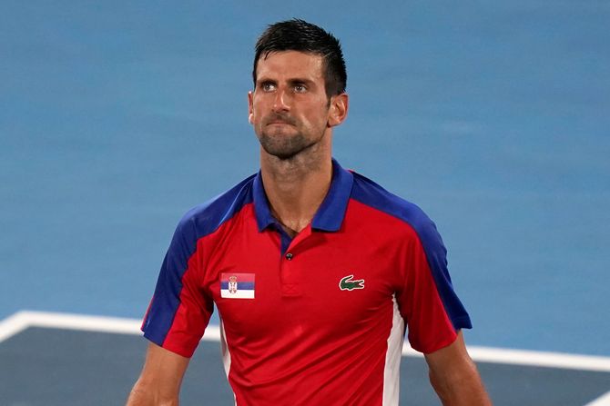 Novak Đoković; Aleksander Zverev, Olimpijske igre 2020, Tokio 2020