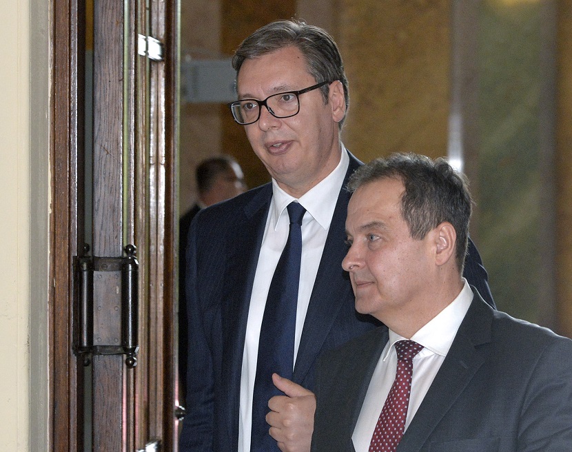 Vučić forces Dačić to go to the hospital after seeing how poorly the Minister of Police looks this morning