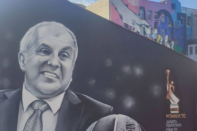 Željko Obradović ŽOC Grobari Kozarska Dubica!mural grafit