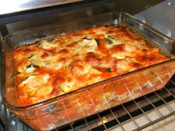 Zapečeno povrće, hrana, meso