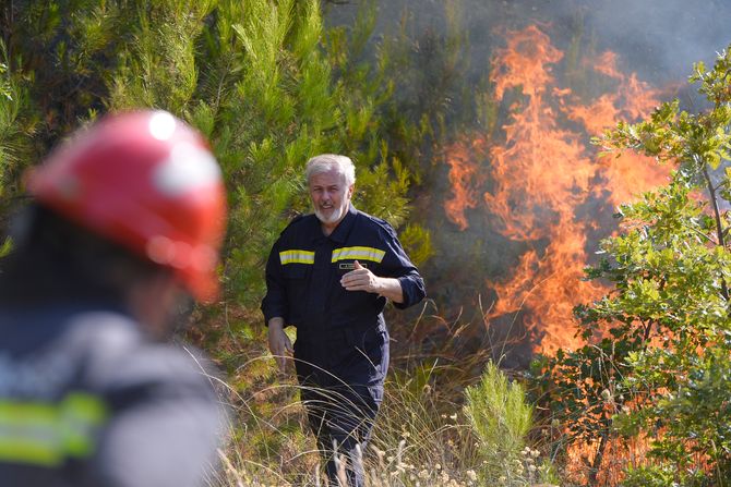 Trogir, Hrvatska, Croatia, požar, fire