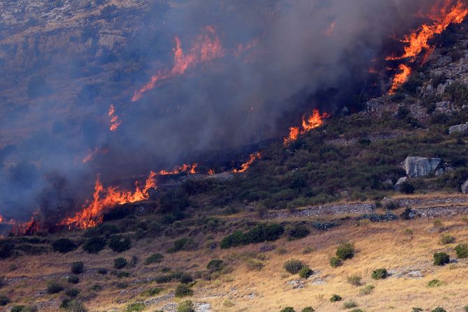 Trogir, Hrvatska, Croatia, požar, fire