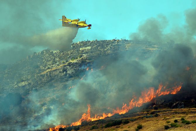 Trogir, Hrvatska, Croatia, požar, fire