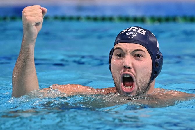 Olimpijske igre 2020 Tokio vaterpolo vaterpolisti Srbije, Srbija Italija , Dušan Mandić Olimpijske igre 2020 Tokio vaterpolo vaterpolisti Srbije, Srbija Italija , Dušan Mandić