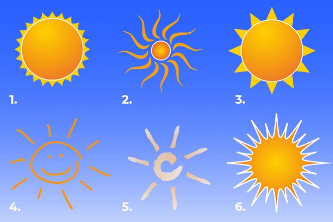 Odaberite sunce i saznajte kom tipu ličnosti pripadate: Da li ignorišete šta vam "6. čulo" govori? - Vimarsana News