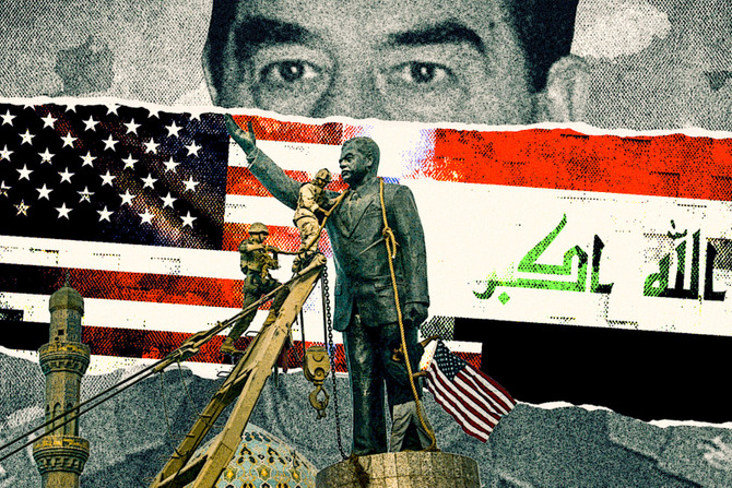 Saddam Hussein, Sadam Husein, statua rusenje, feature