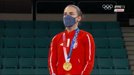 Jovana Preković, dodela medalja