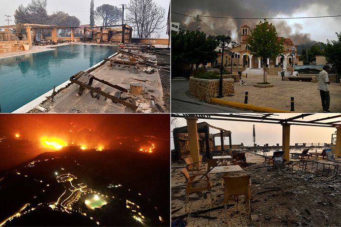 Ιδιαίτερος κίνδυνος πυρκαγιάς στην Ελλάδα σήμερα: οι τουρίστες έχουν λάβει επίσης προειδοποίηση, δεν εργάζονται
