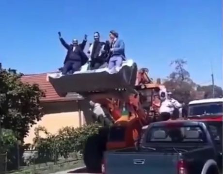 svadba, bager svadba, bager