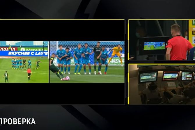 VAR , Zenit - Krasnodar