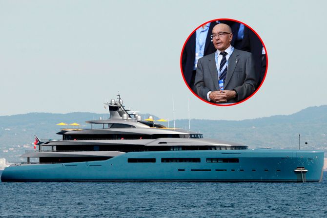 Super yacht Aviva, jahta, vlasnik Totenhema, Džo Luis, billionaire owner of Tottenham Hotspur, Joe Lewis