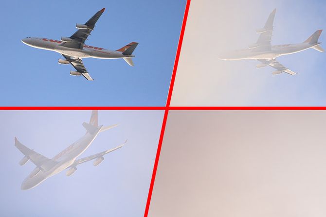 Neverovatan prizor iznad Bloka 70: Putnički avion nadleće požar, pa "nestaje" u oblaku dima - Vimarsana News