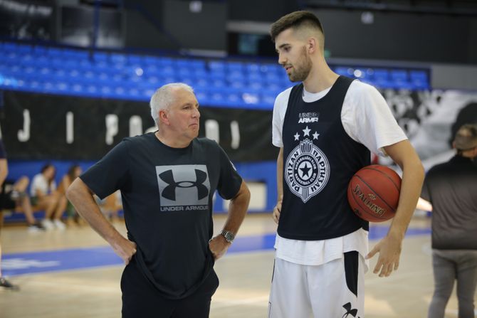 Kk Partizan, Trening pred početak priprema Kk Partizan, Trening pred početak priprema