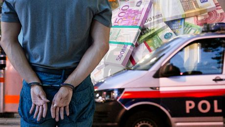 Austrijska policija, droga, kradja, novac, evri, hapšenje