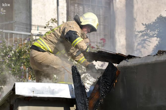 Požar u Buća Potok, Sarajevo