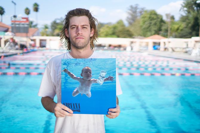 Spencer Elden Nirvana Nevermind album cover