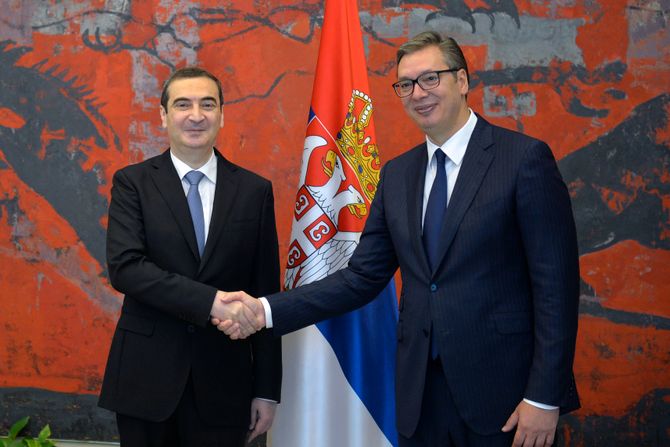 Ambasador Republike Azerbejdzan, Kamil Hasijev, Aleksandar Vučić