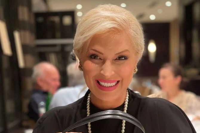 Pokupljena kosa, pink karmin, biseri: Olivera Kovačević promenila imidž, kažu da je prava dama - Vimarsana News
