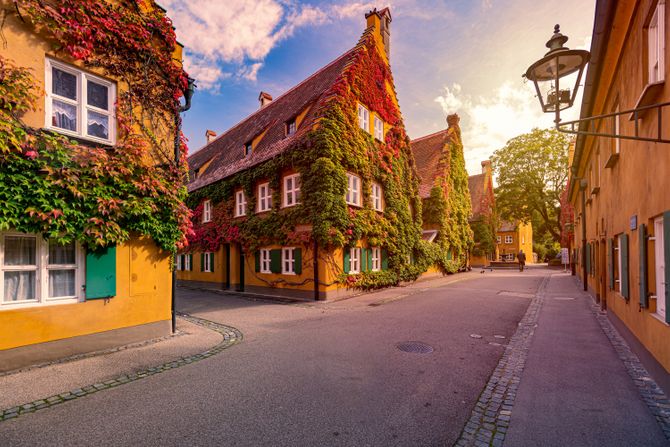 Fugeraj Fuggerei Augsburg Nemačka