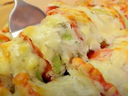 Zapečene tikvice i paradajz