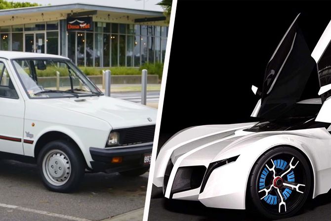 Automogil automobili auto Yugo Jugo Bricklin 3EV