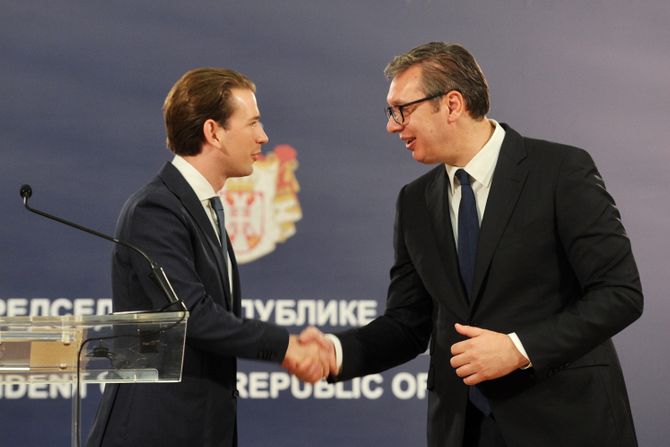 Sebastian Kurz, Sebastijan Kurc, Aleksandar Vučić