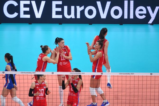 Ženska odbojkaška reprezentacija, Italija -Srbija