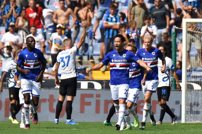 Sampdoria Inter Milan Italia Seria A, fudbal