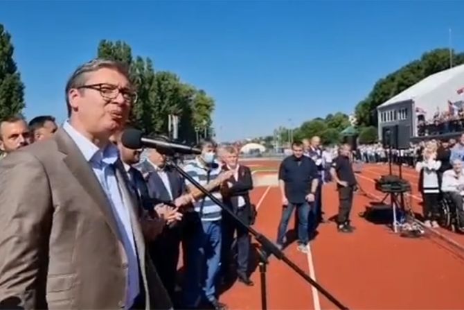 Aleksandar Vučić Kraljevo stadion