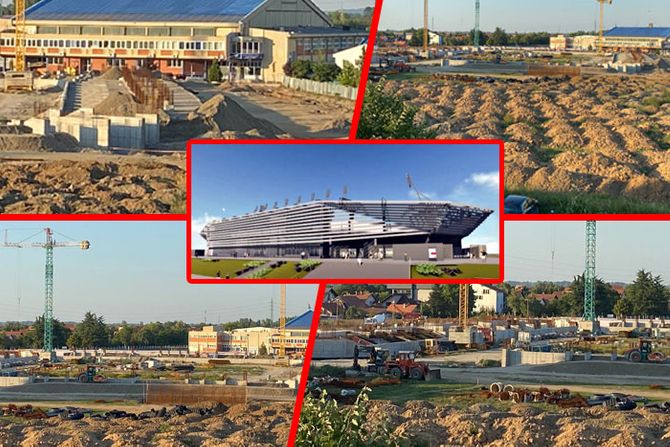 Pocetak gradnje stadiona u Loznici, Loznica stadion, izgradnja