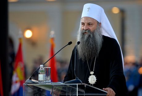 Dan srpskog jedinstva, patrijarh Porfirije, Savski trg Dan srpskog jedinstva, patrijarh Porfirije, Savski trg
