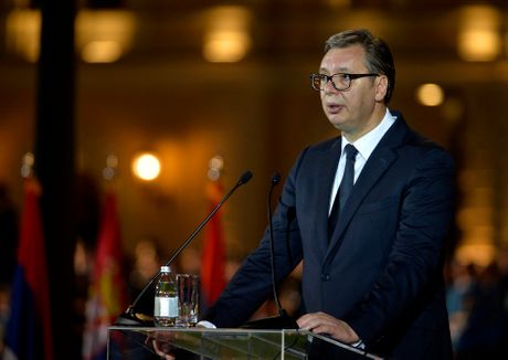 Dan srpskog jedinstva, Aleksandar Vučić, predsednik Srbije, Savski trg Dan srpskog jedinstva, Aleksandar Vučić, predsednik Srbije, Savski trg