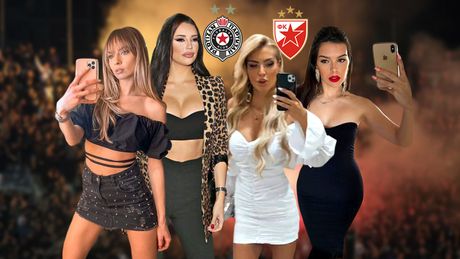 Derbi Partizan Zvezda zene fudbalera, Smiljanic Tamara, Snežana Borjan, Iva Nikolić, Katarina Grujuć