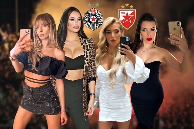 Derbi Partizan Zvezda zene fudbalera, Smiljanic Tamara, Snežana Borjan, Iva Nikolić, Katarina Grujuć