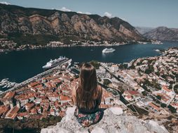 kotor, panorama, crna gora