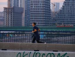 Beograd, Brankov most, jutro, svitanje, magla