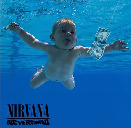 Nirvana Never Mind cover
