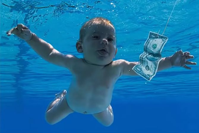 Nirvana Never Mind cover Nirvana Never Mind cover