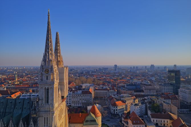 Croatia Hrvatska Zagreb Panorama