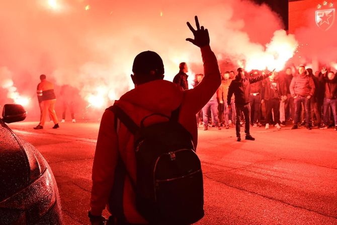 crvena zvezda fk, Doček fudbalera Zvezde iz Bugarske