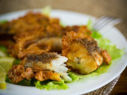 Oslić, riba, prženi oslić, posni recept