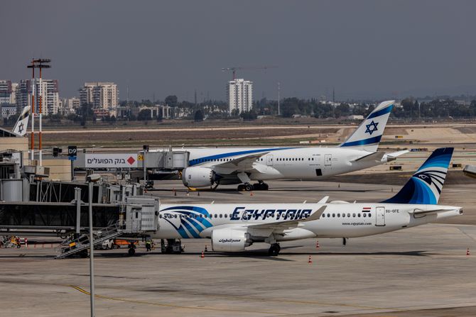 Egipat er na aerodrom Ben Gurion u Tel Avivu Israel Egypt