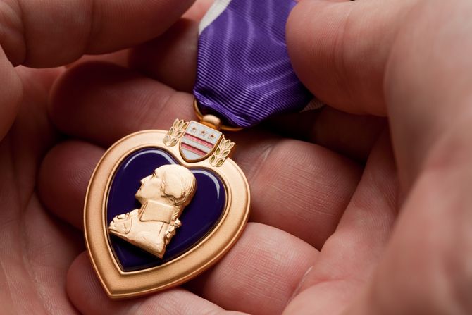 Purple heart medal