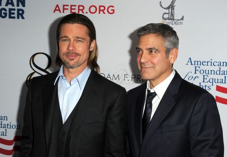 Bred Pit Džordž Kluni Brad Pitt George Clooney
