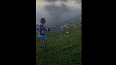 dečak, pecanje