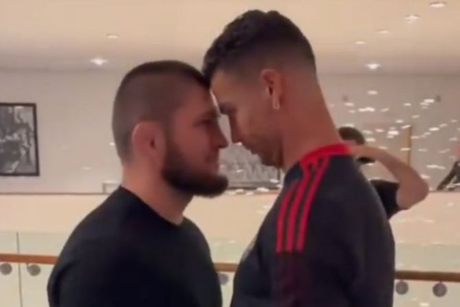 Habib Nurmagomedov, Kristijano Ronaldo